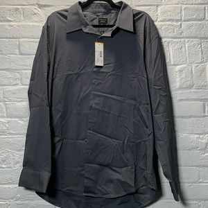 Grey dress shirt never worn from sears!